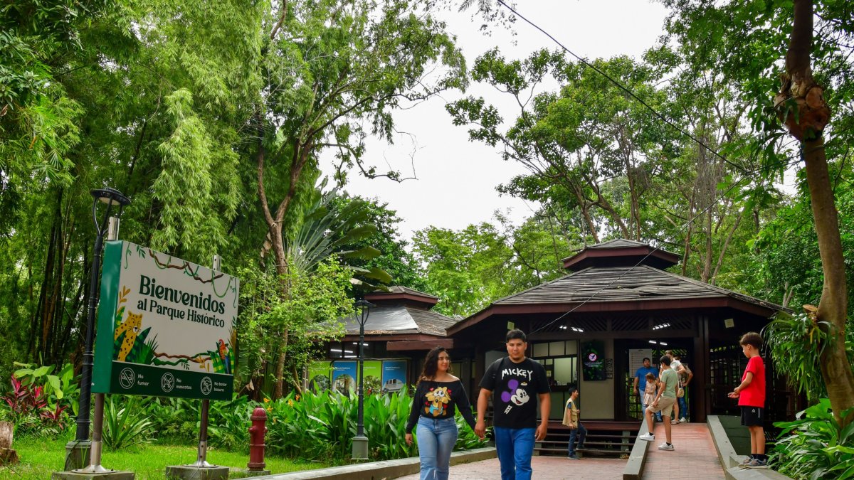 El Parque Histórico es un espacio que administra el Municipio de Samborondón.