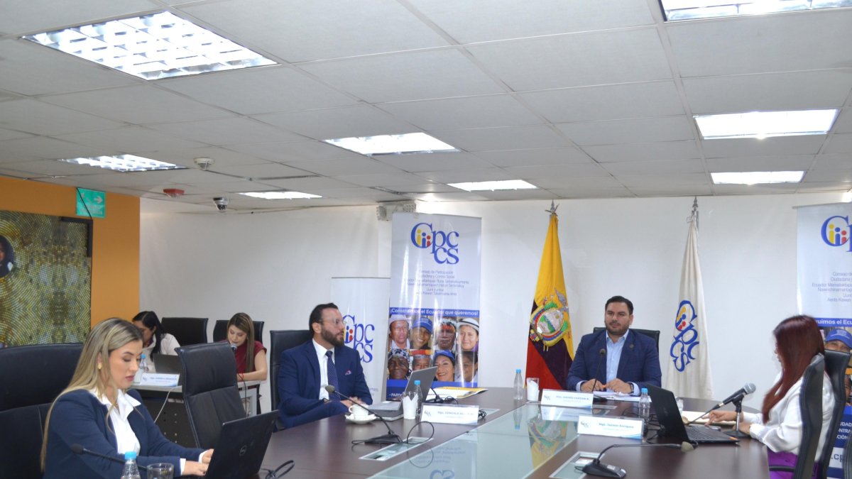 Sesión del Consejo de Participación Ciudadana y Control Social.