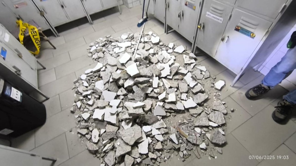 El daño fue evidenciado en la inspección.