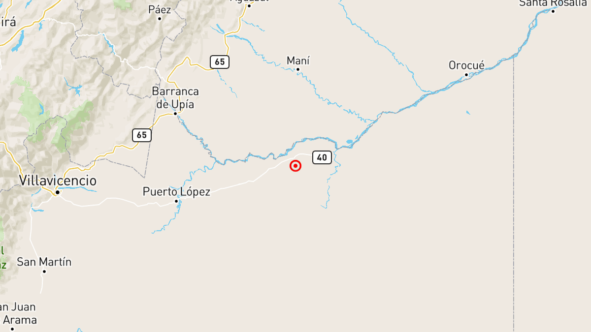 Sismo en Colombia este 8 de junio.
