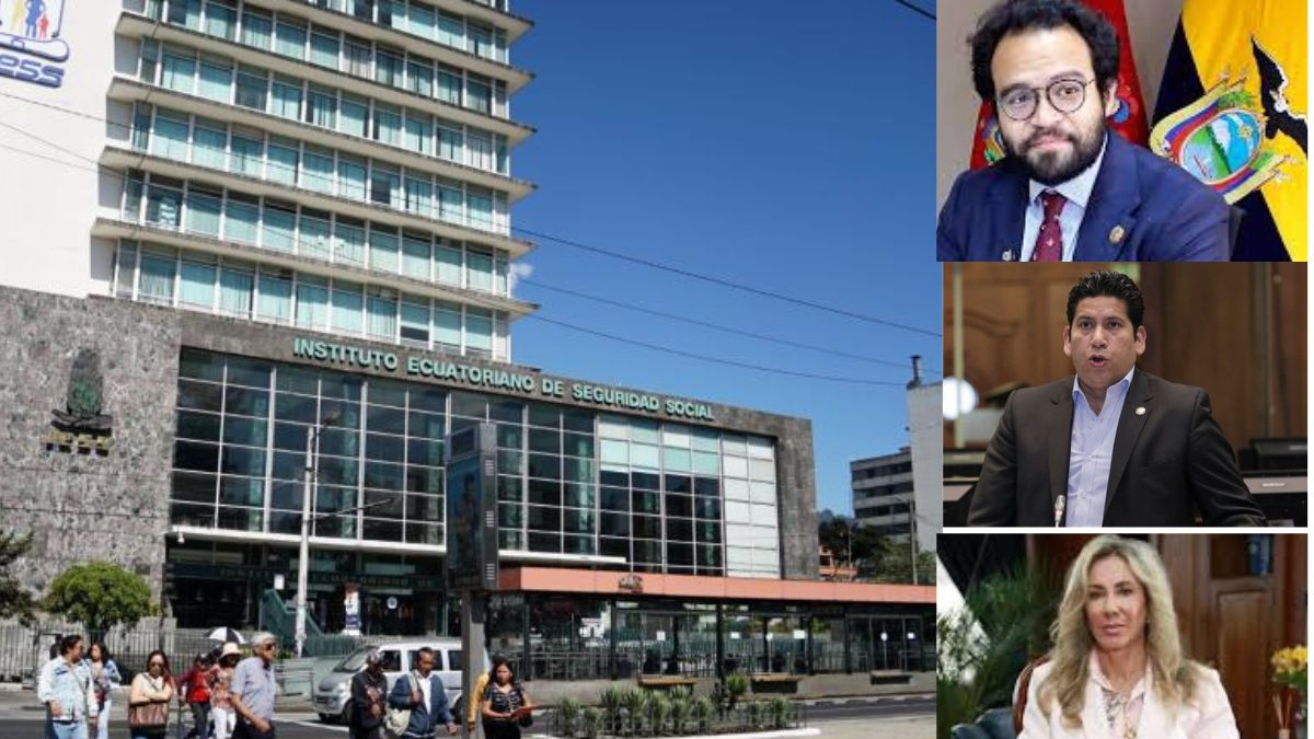 El Consejo Directivo del IESS 2025 está presidido por Édgar Lama; Richard Gómez y María de los Ángeles Rodríguez son vocales de los trabajadores y empleadores.