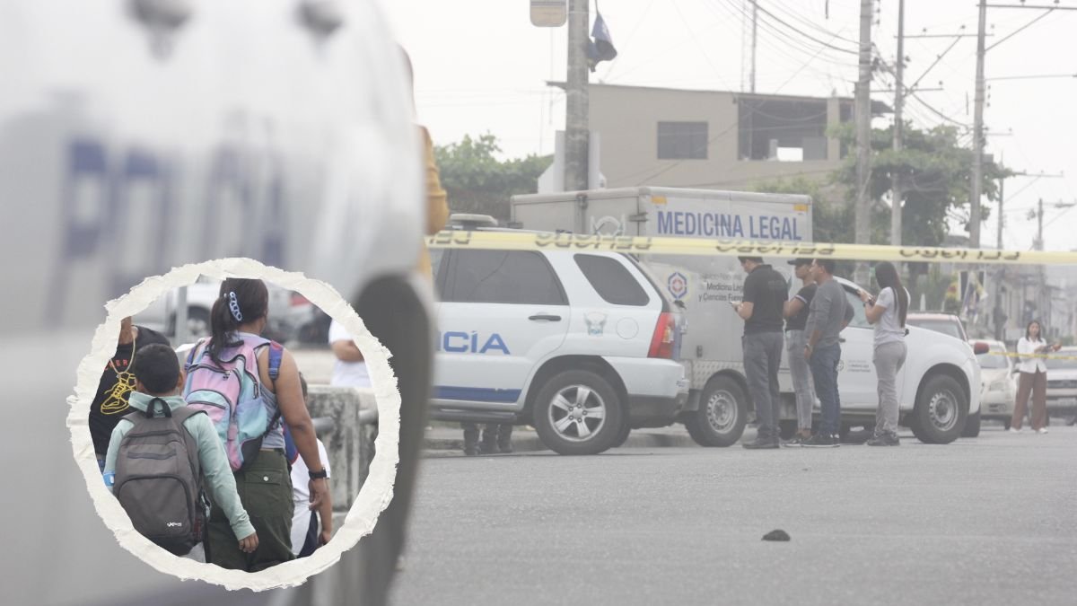 La muerte alteró las actividades educativas del plantel ubicado en Mucho Lote 1, en el norte de Guayaquil.