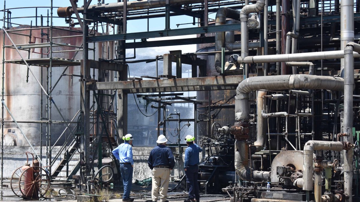 La Refinería Esmeraldas está fuera de operación desde el 27 de mayo de 2025, tras un incendio.