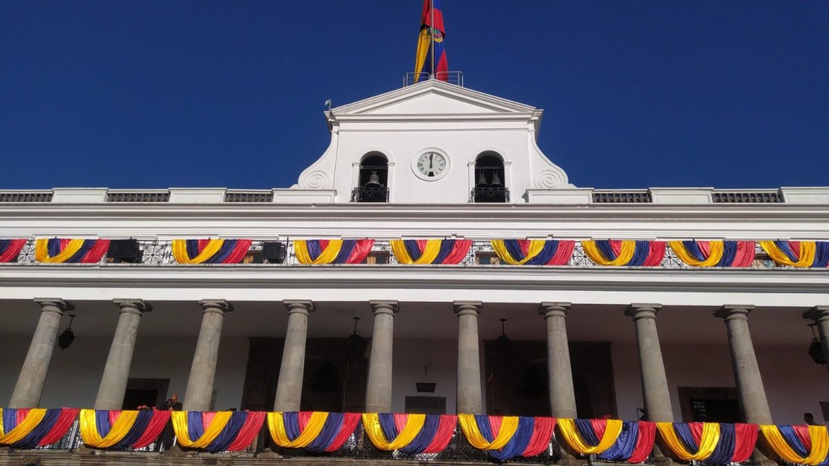 Palacio de Carondelet, situado en la ciudad de Quito, capital de Ecuador.