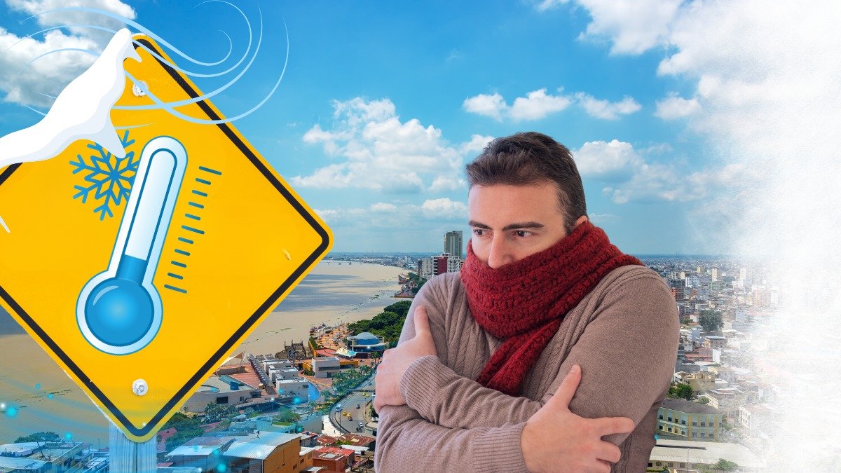 Ciudadanos empiezan a reportar el clima frío.