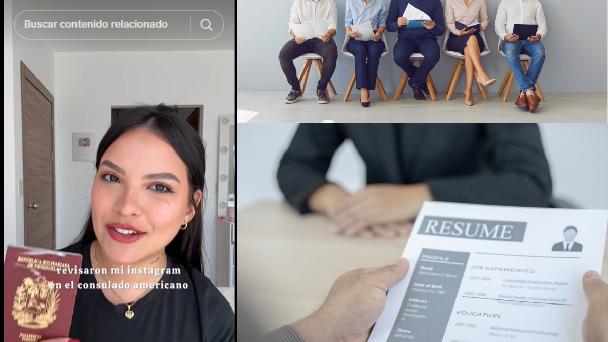 Catherine contó en TikTok cómo un descuido en el consulado reveló que su perfil de Instagram fue clave en su entrevista de visa