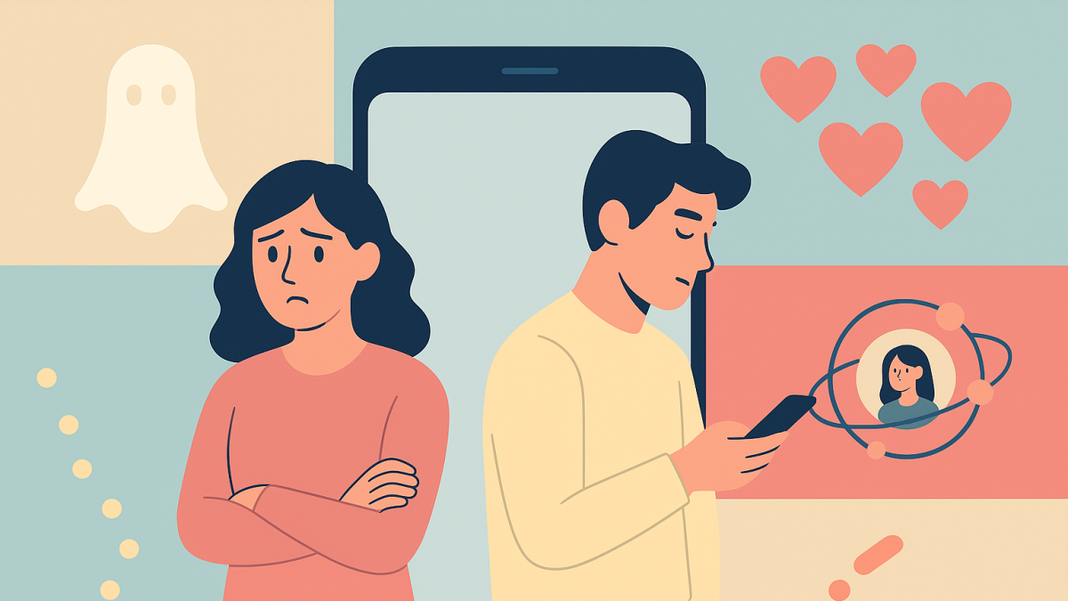 Las relaciones en la era digital han dado paso a nuevas formas de conexión y desconexión emocional, marcadas por comportamientos como el ghosting, breadcrumbing y orbiting.