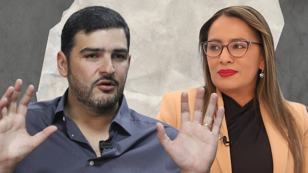 El alcalde de Guayaquil, Aquiles Álvarez, y la gobernadora del Guayas, Zaida Rovira.