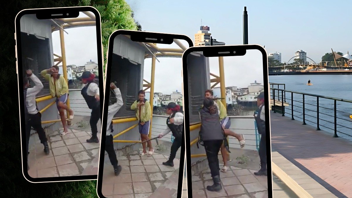 Guardias golpean a hombre en Malecón del Salado por presunto intento de robo.