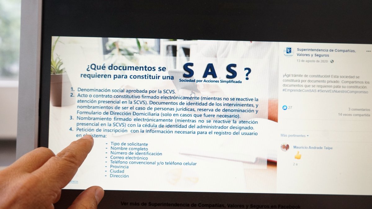 Las Sociedades por Acciones Simplificadas (SAS) empezaron a operar en el 2020.