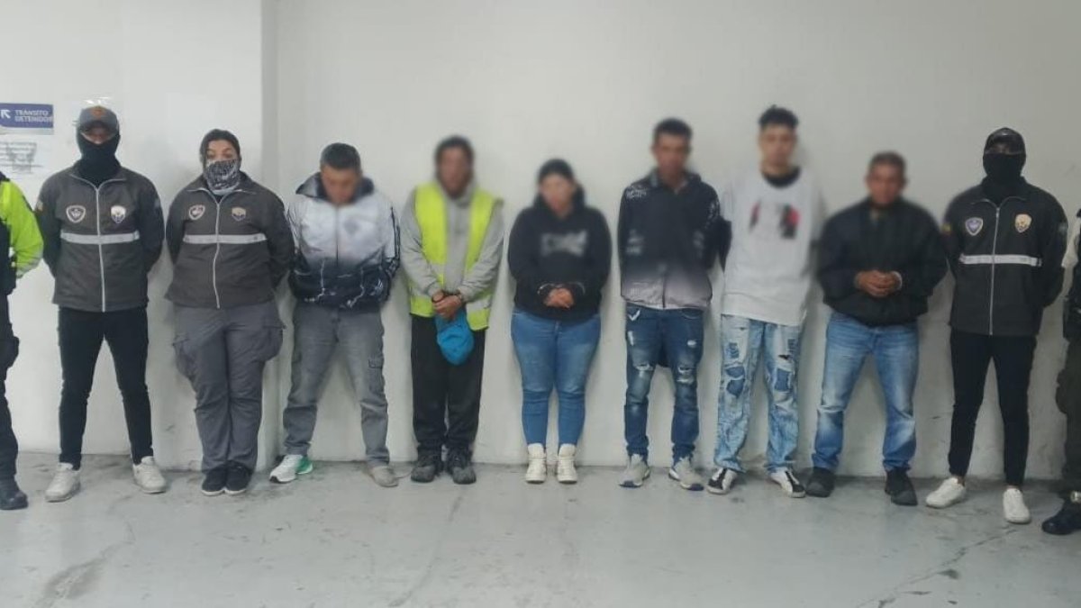 La Policía allanó una vivienda en el sector de Calderón, en el norte de Quito.