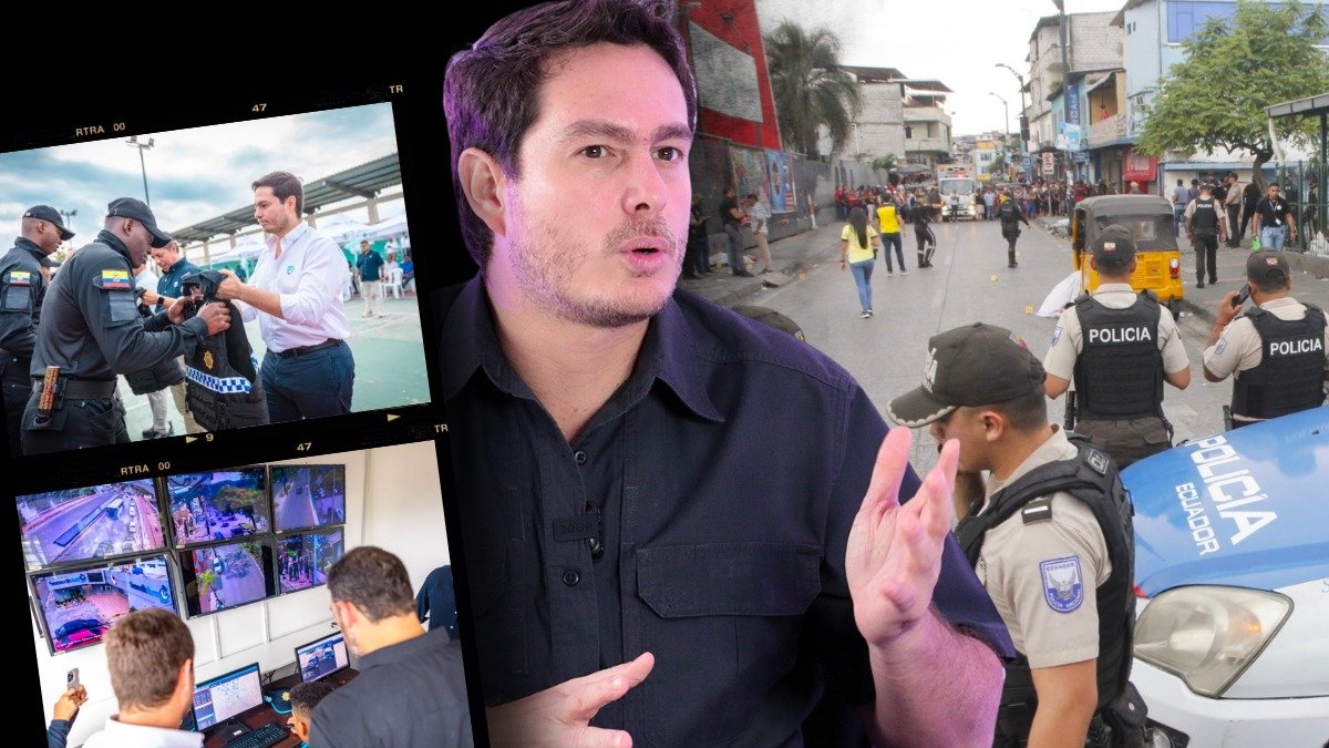 Fernando Cornejo, presidente de Segura EP, volvió a defender el modelo de seguridad que propone para Guayaquil.