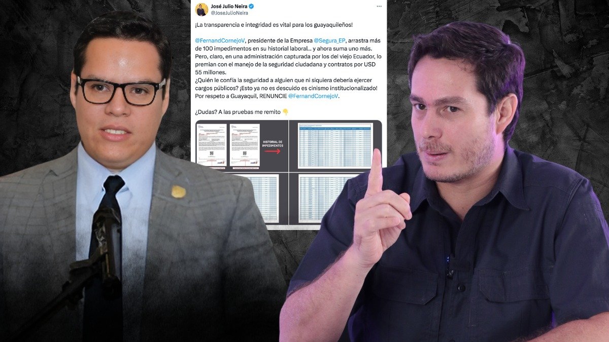 Neira exige la renuncia de Fernando Cornejo por presuntos impedimentos legales