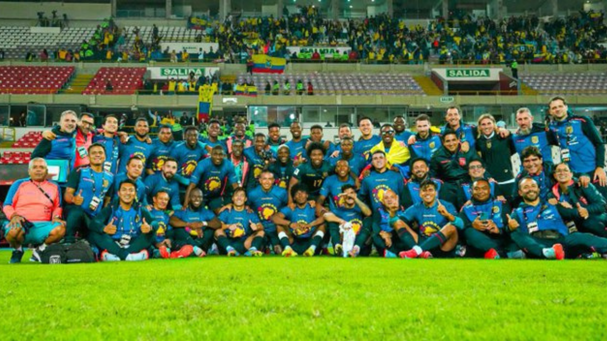 La Tri celebrando su clasificación al Mundial 2026: Ecuador buscará hacer historia en Norteamérica.