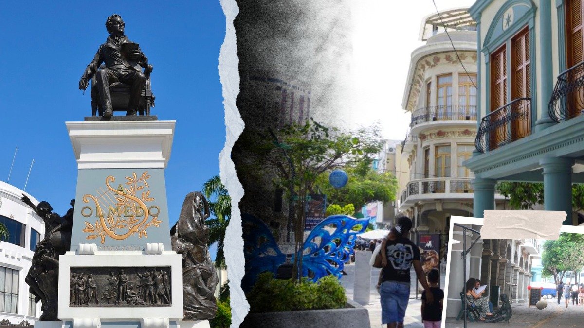 El monumento de Olmedo será removido a la calle Panamá.