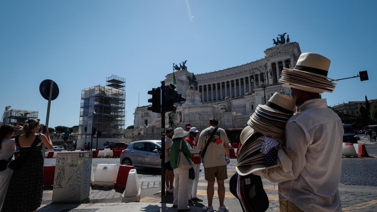 Fotografía de Italia en medio de una ola de calor.