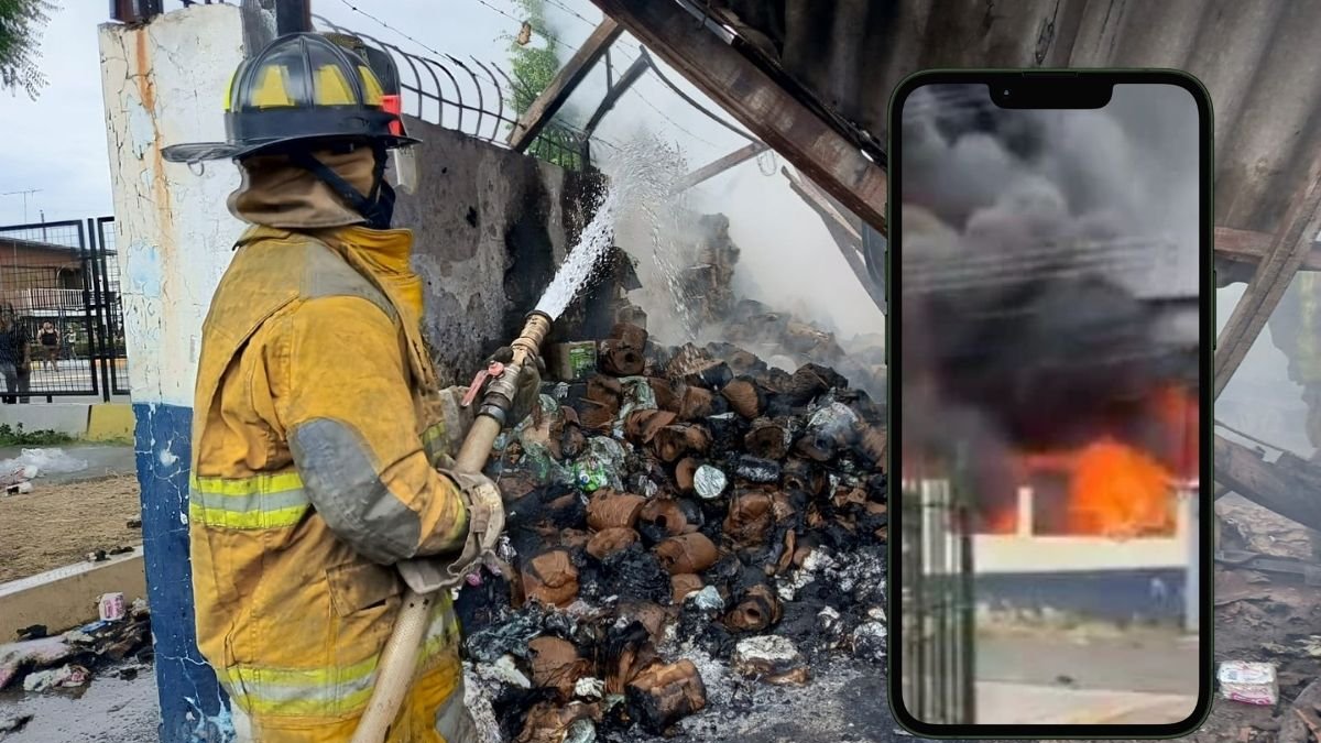 Al menos 40 integrantes del Cuerpo de Bomberos de Guayaquil trabajaron en combatir el incendio de una bodega en Las Orquídeas.