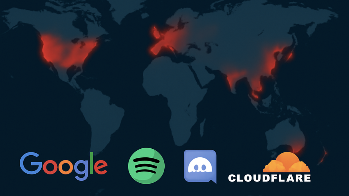Usuarios reportan interrupciones en servicios populares como Google Cloud, Spotify y Discord el 12 de junio de 2025.