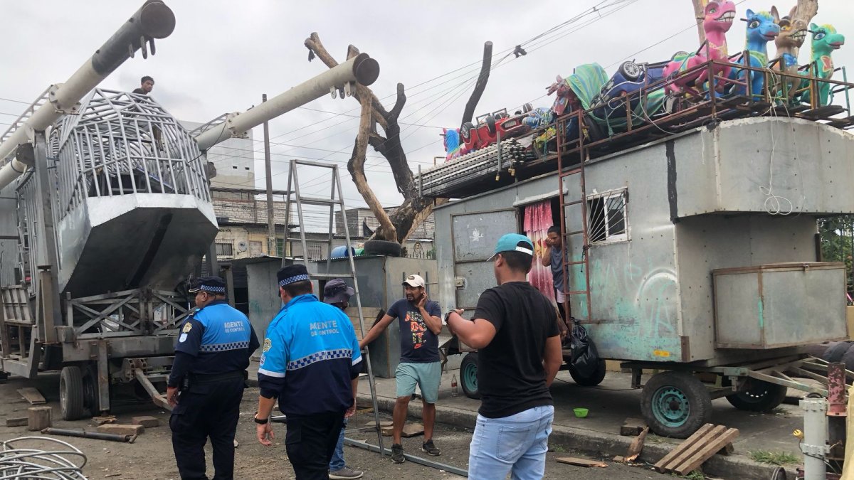 Tres parques mecánicos fueron clausurados esta semana en Guayaquil.