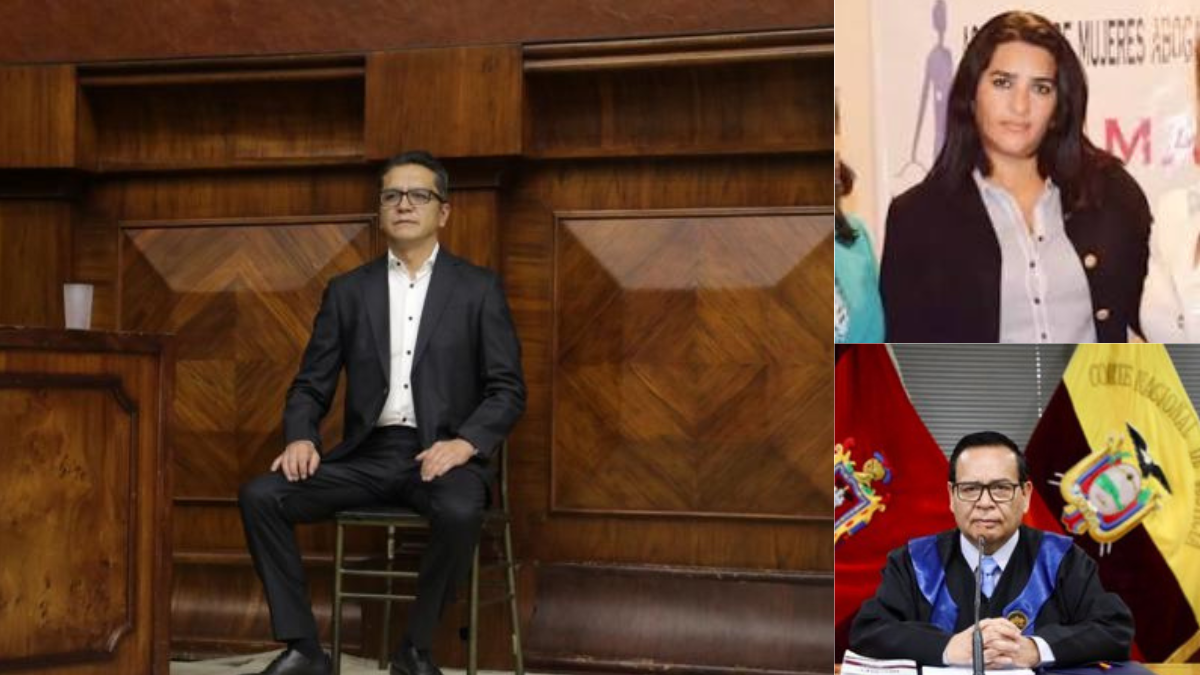 Wilman Terán y Anabel Torres son procesados en el caso Pantalla. El conjuez Edison Cantos debe pronunciarse.