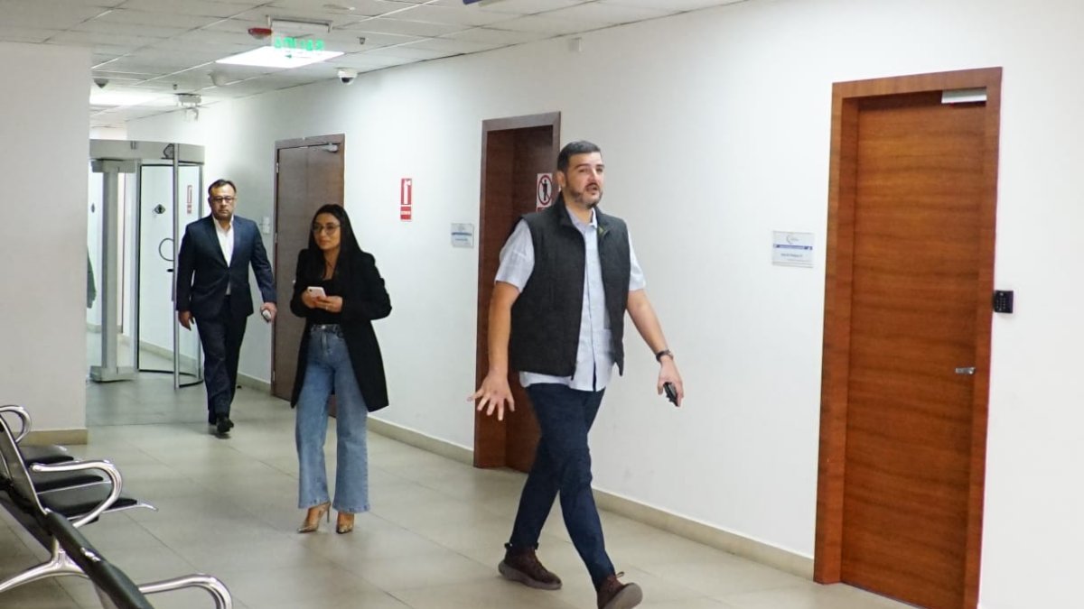 El alcalde de Guayaquil, Aquiles Álvarez, llegó al Complejo Judicial Norte de Quito