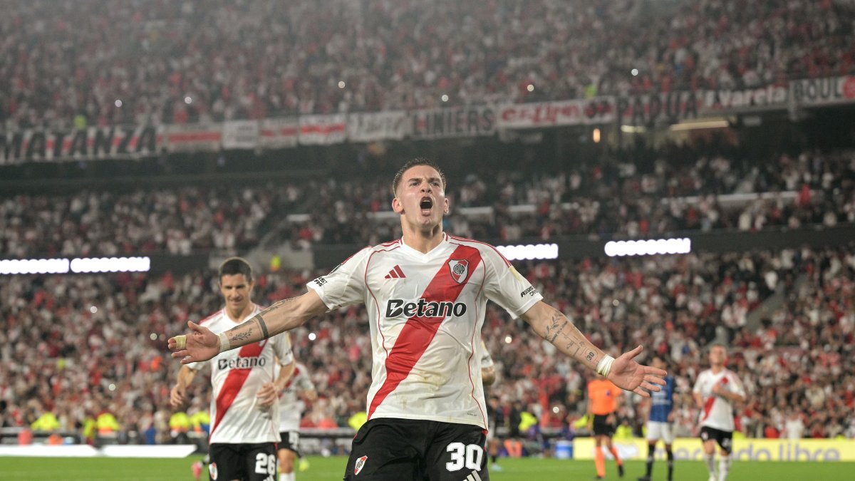 Franco Mastantuono, centrocampista de River Plate.