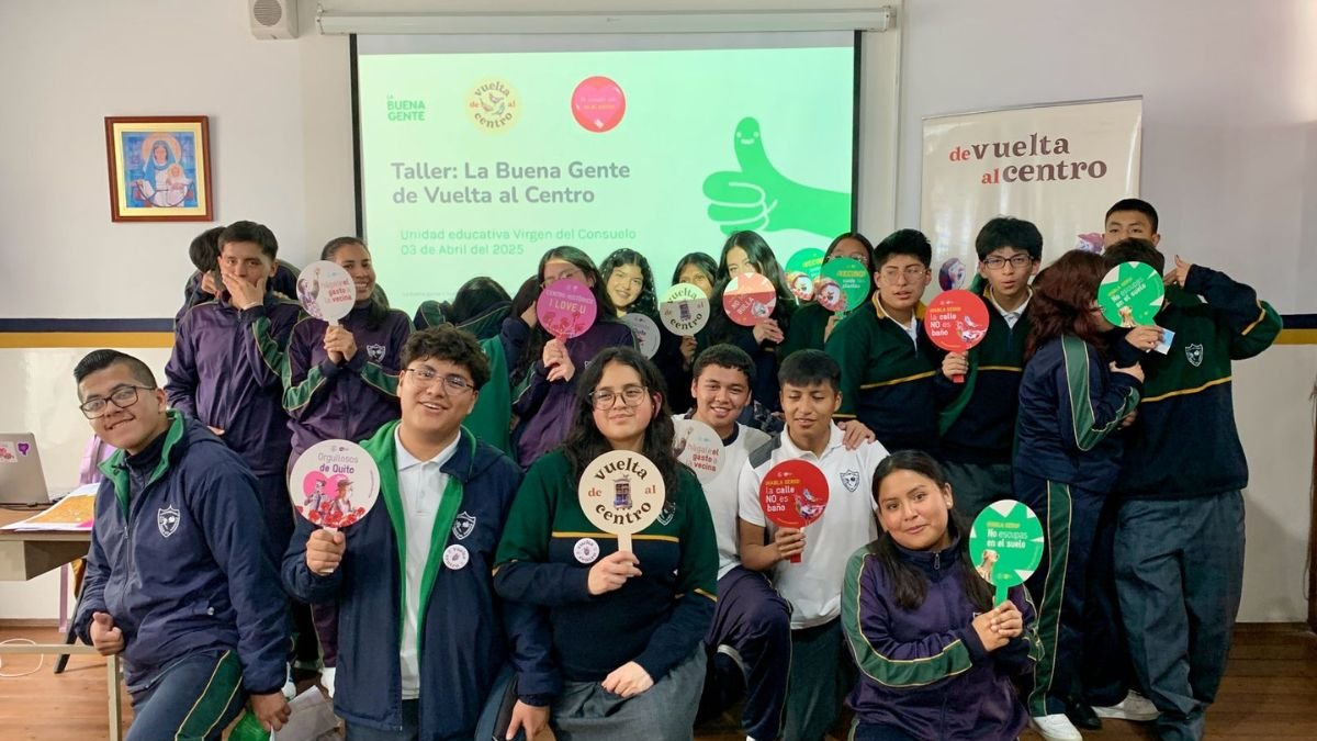 ONG. La Fundación La Buena Gente promueve los valores ciudadanos y trabaja con estudiantes de colegio.