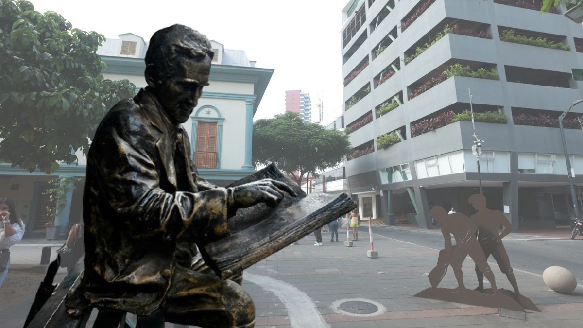 La escultura de José Joaquín de Olmedo será cambiada de ubicación después de una década de su instalación.