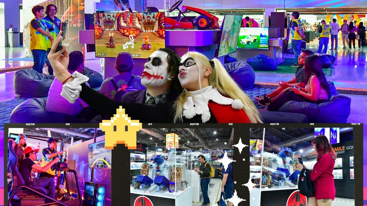 Los gamers tuvieron un gran espacio en la Comic Con 2025.