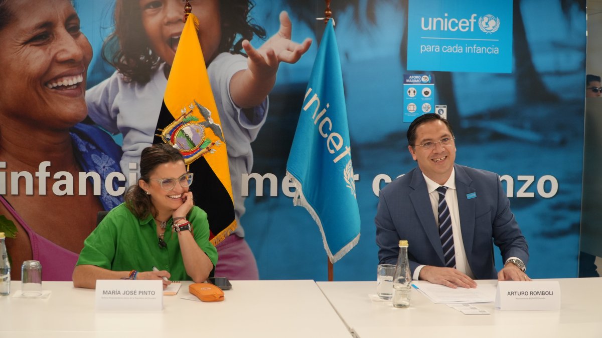 Vicepresidenta Pinto y autoridades de Unicef articulan estrategias contra el reclutamiento infantil criminal