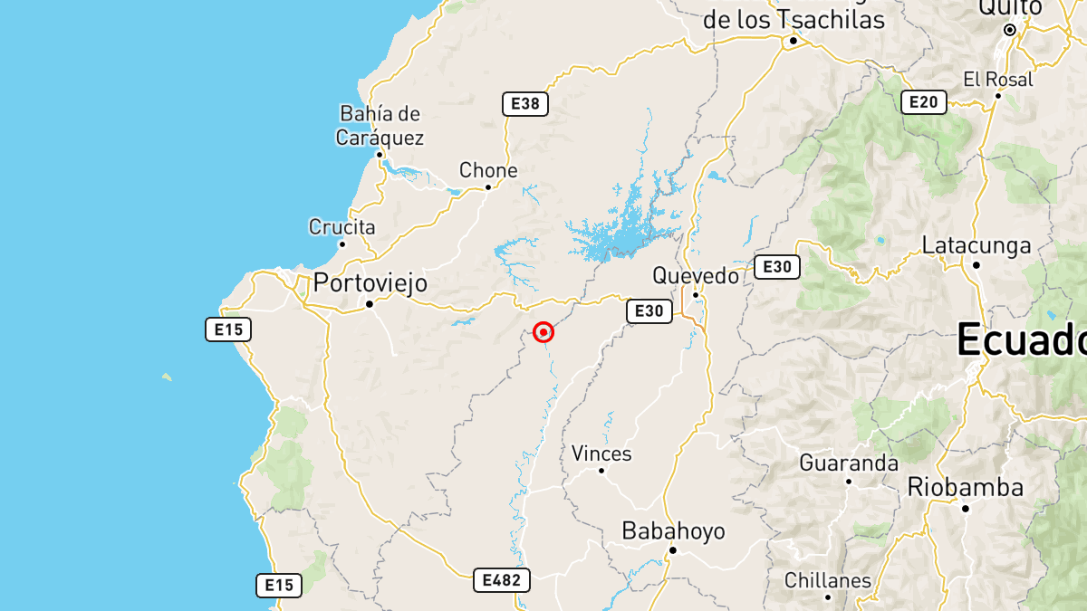Temblor en Ecuador este 14 de junio.