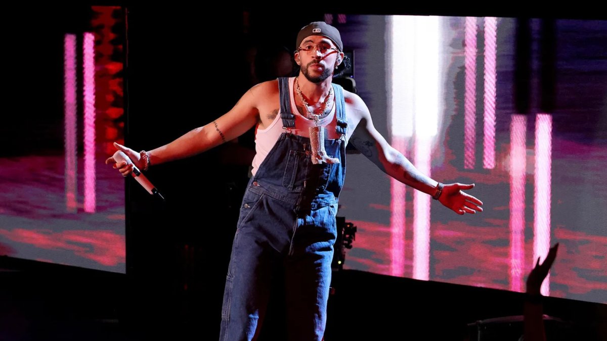 Bad Bunny en su tour de 2024.