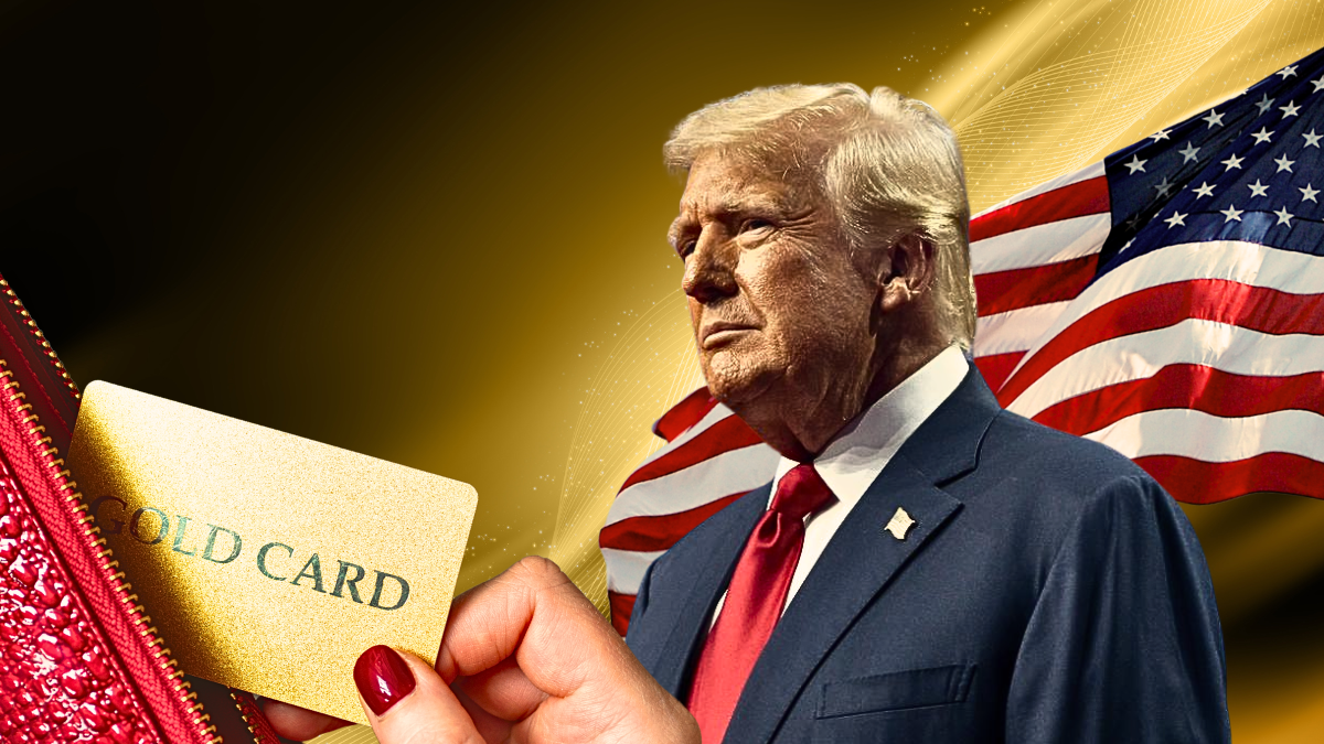 Donald Trump presentó este 2025 el plan para la 'Gold Card' o 'Trump Card' en Estados Unidos.