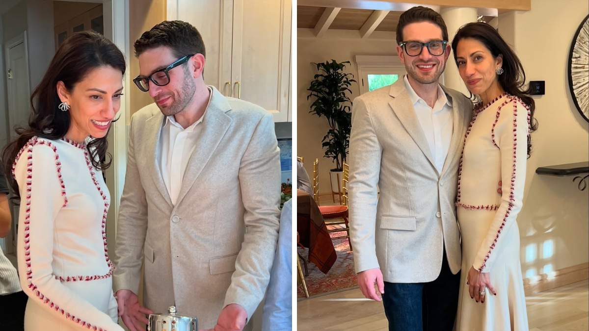 Alex Soros y su ahora esposa, Huma Abedin, en una foto de Instagram del año pasado.