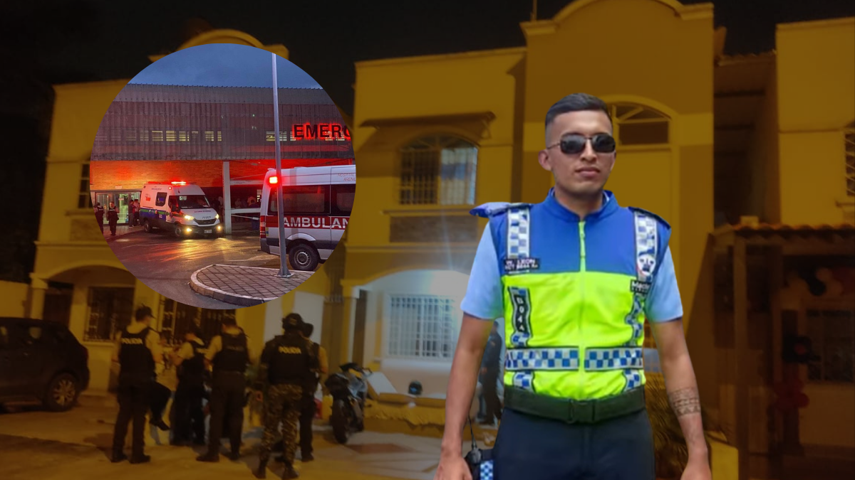 Compañeros del agente Wilmer León exigen justicia tras su asesinato durante un operativo de tránsito en Machala. Tenía apenas 25 años.