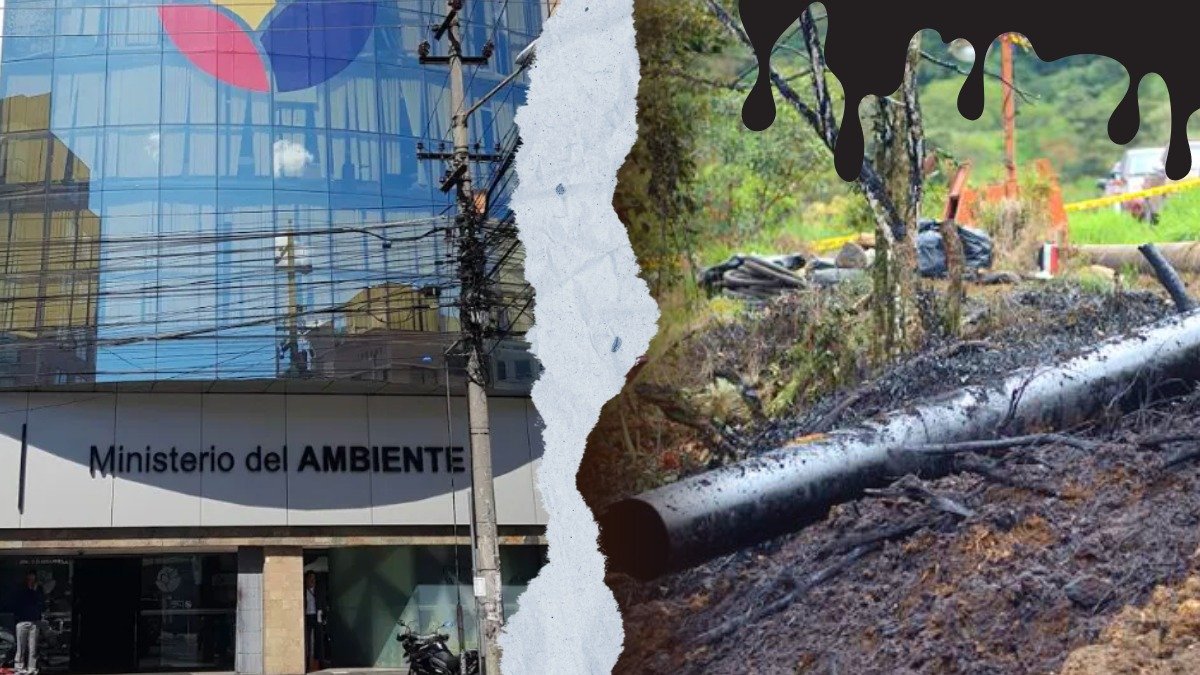 El MAATE responde a la rotura del SOTE con acciones de control ambiental.