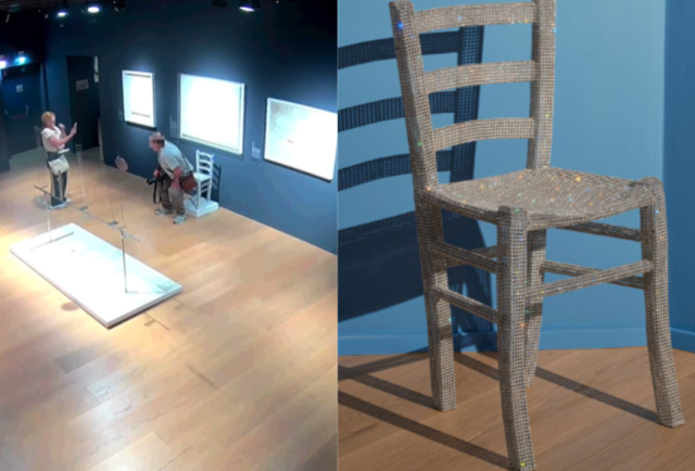 Turista enfrenta demanda por destruir obra de arte en museo de Verona