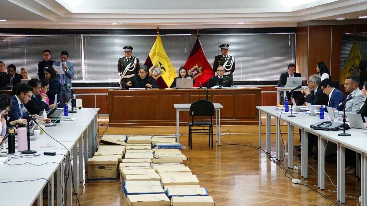 En la Corte Nacional de Justicia se desarrolla la audiencia del caso Reconstrucción de Manabí.