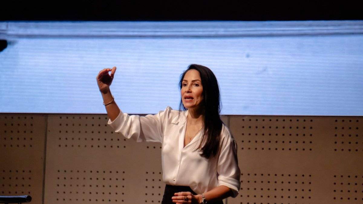 La dirigente y excandidata presidencial del correísmo, Luisa González.