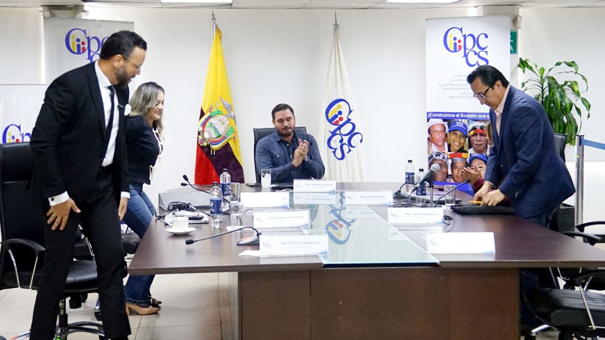 El Pleno del Consejo de Participación Ciudadana es presidido por Andrés Fantoni.