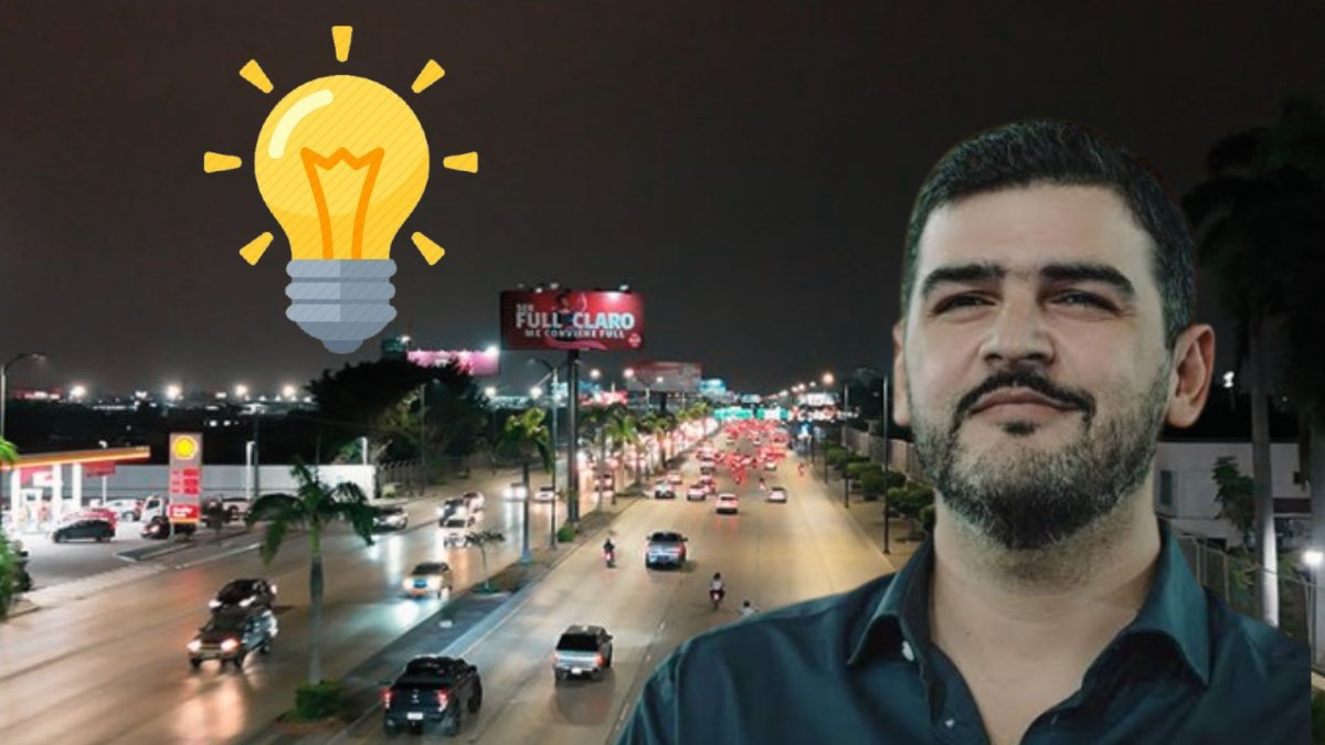 El alcalde se refirió a la iluminación de la ciudad en un reciente video.