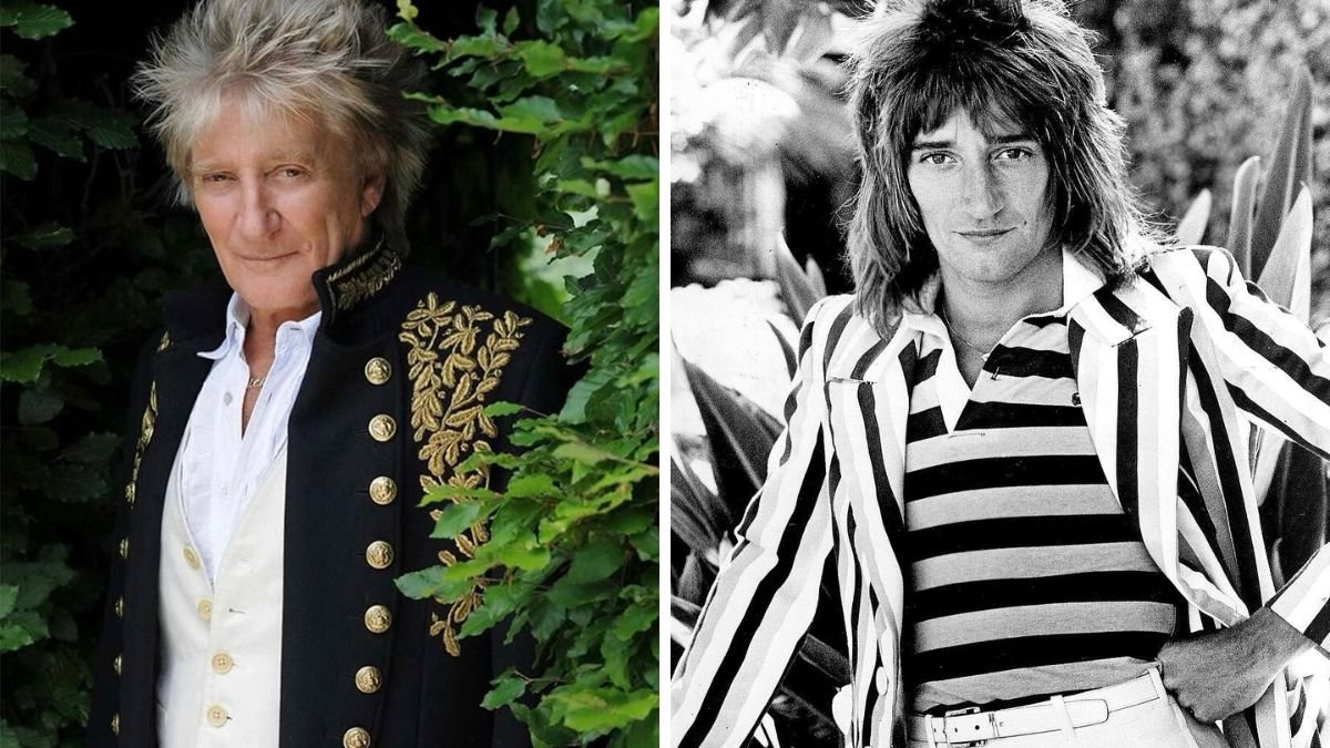 Sir Rod Stewart, cantante británico de 80 años