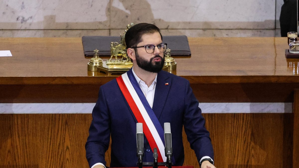 Foto del presidente de Chile, Gabriel Boric.