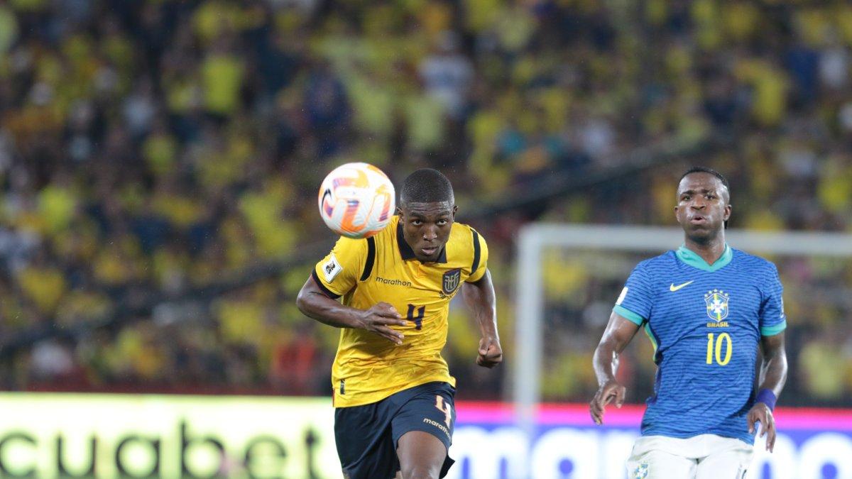 La selección ecuatoriana de fútbol igualó sin goles ante Brasil, por la fecha 15 de las eliminatorias sudamericana.