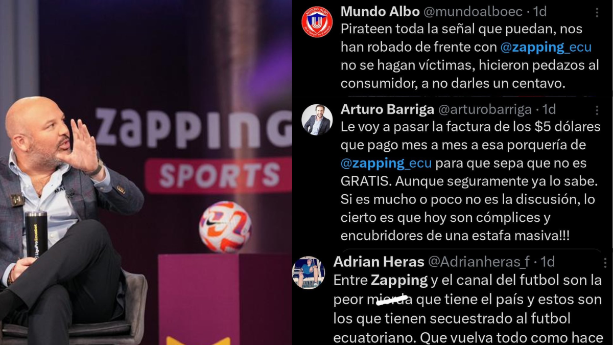 El partido entre Liga de Quito y Barcelona SC desató la polémica por las restricciones impuestas por Zapping en su transmisión