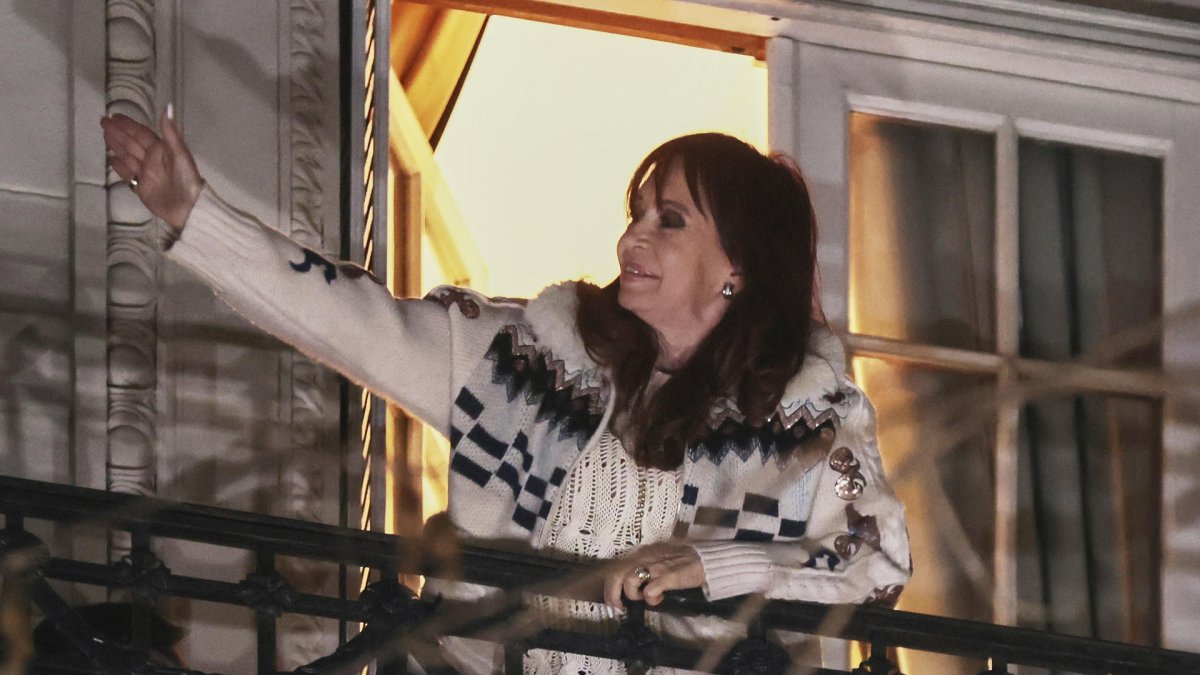 La expresidenta de Argentina (2007-2015) Cristina Fernández.