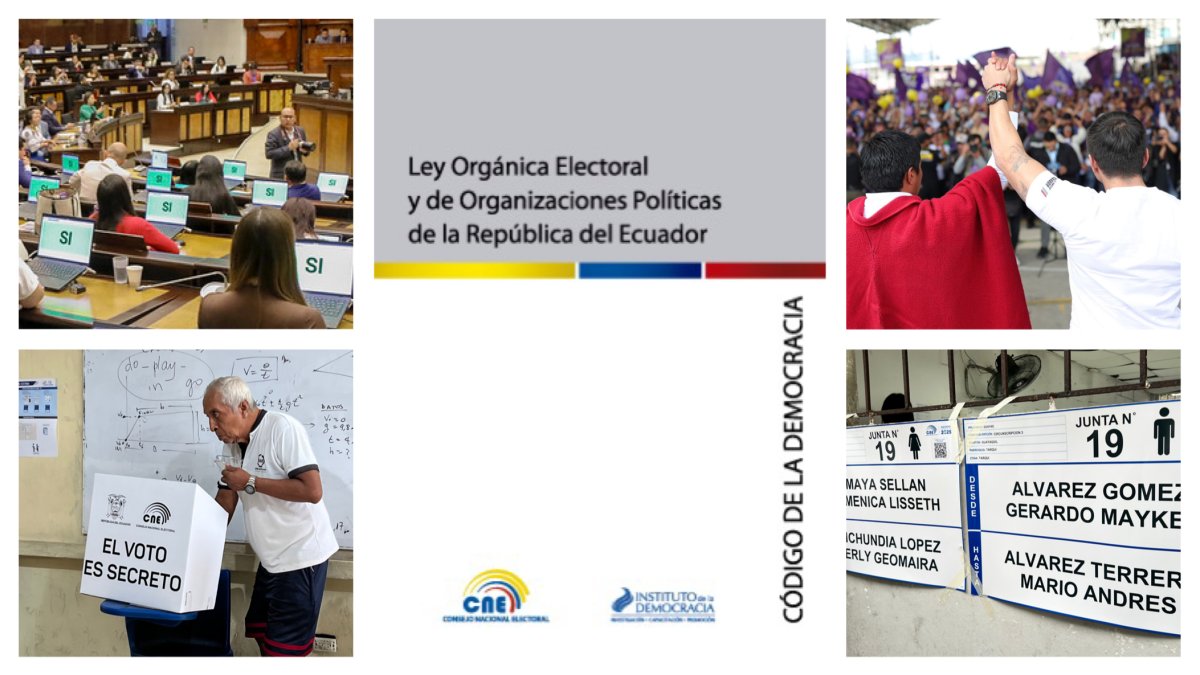 Con 125 votos a favor, la Asamblea Nacional aprobó las reformas Ley Orgánica Electoral y de Organizaciones Políticas de la República del Ecuador.