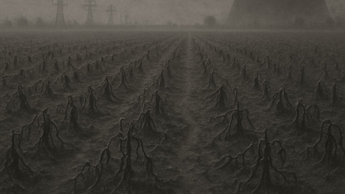 Imagen generada con Inteligencia Artificial sobre los daños que causaría una guerra nuclear.