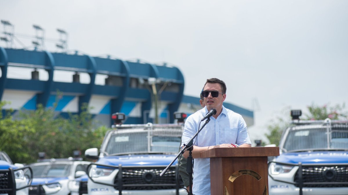 El presidente Daniel Noboa se pronunció en X sobre la fuga de alias 'Fede'.