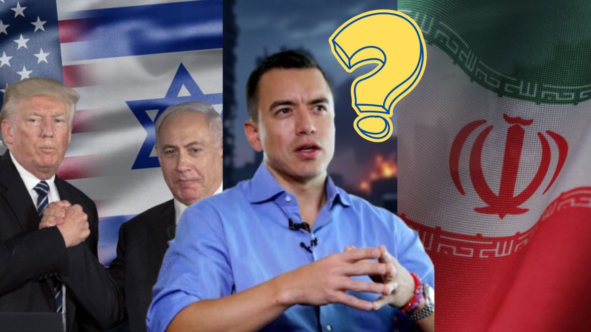 El presidente Daniel Noboa no se ha pronunciado sobre el ataque de Estados Unidos a Irán.